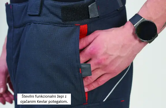 Interventna obleka NOMEX GRID 194F - slika 8