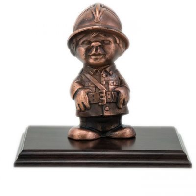 Gasilček na deski Baker patina